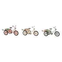 Decorative Figure Home ESPRIT Blue White Green Pink Vintage 26,5 x 12 x 14 cm (3 Units)