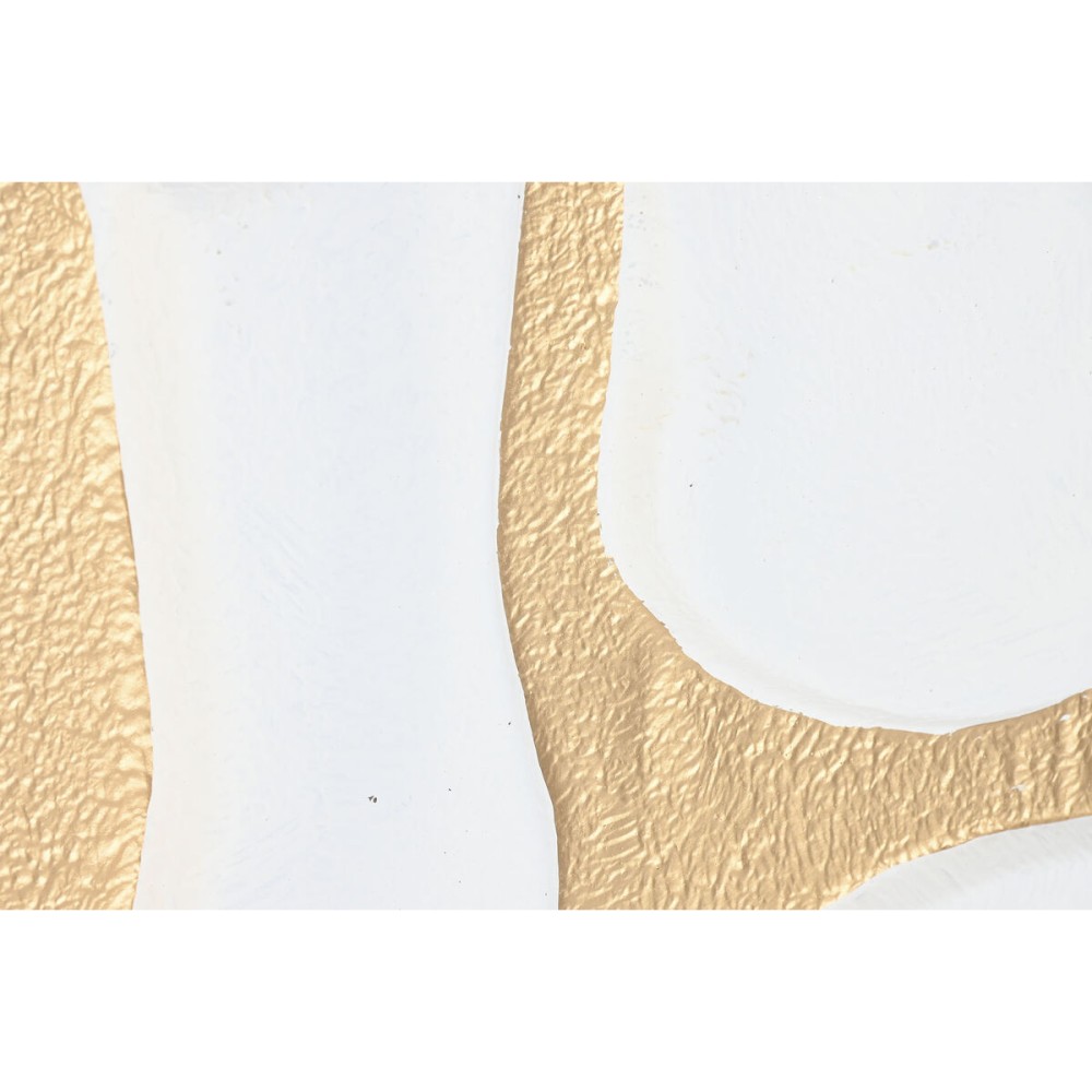 Décoration murale Home ESPRIT Blanc Doré Moderne 48 x 2,5 x 80,5 cm (2 Unités)