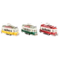 Deko-Figur DKD Home Decor Eisenbahn Vintage 27 x 8,5 x 15,5 cm (3 Stück)