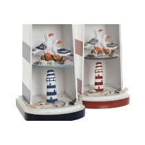 Deko-Figur Home ESPRIT Blau Rot Leuchtturm 14 x 16 x 52 cm (2 Stück)