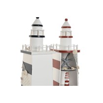 Deko-Figur Home ESPRIT Blau Rot Leuchtturm 14 x 16 x 52 cm (2 Stück)