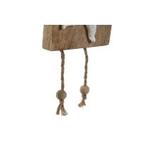 Décoration Suspendue Home ESPRIT Blanc Naturel méditerranéen 15,5 x 4 x 80 cm (2 Unités)