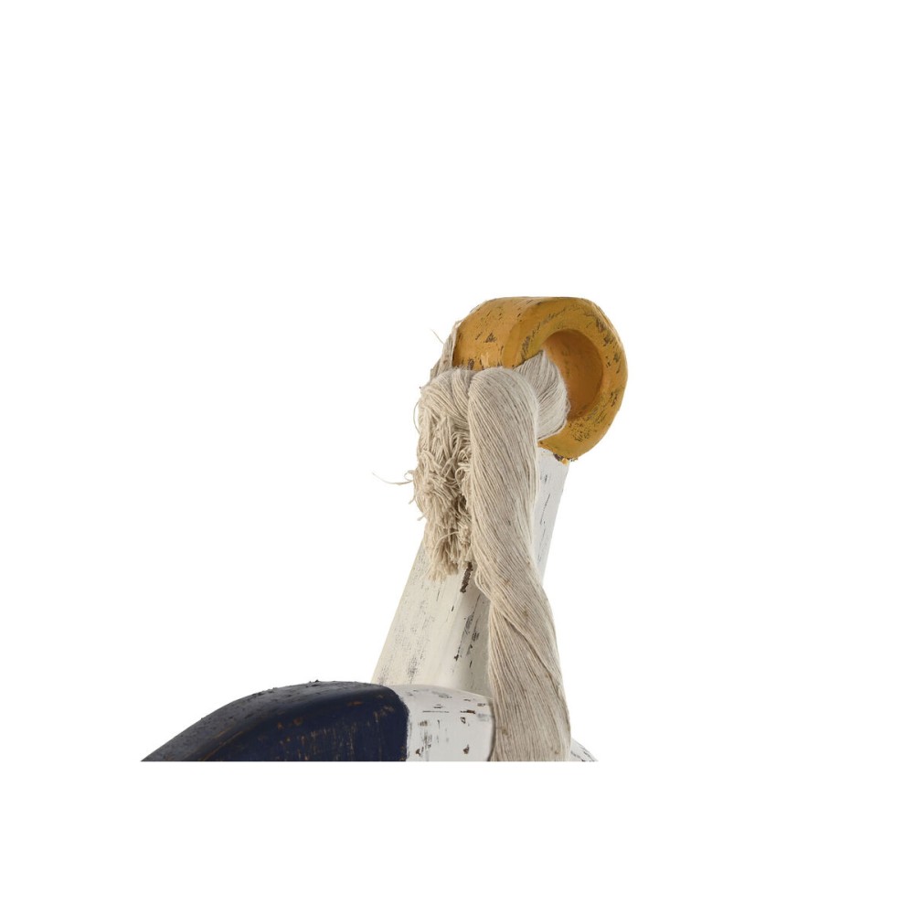 Deko-Figur Home ESPRIT Weiß natürlich Marineblau 34 x 9 x 45 cm