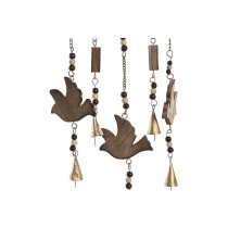 Deko-Figur Home ESPRIT Braun Baum Herz Sonne 20 x 20 x 61 cm (3 Stück)