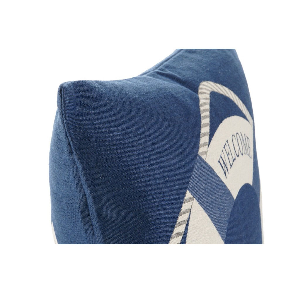 Kissen Home ESPRIT Blau Weiß 45 x 10 x 45 cm (2 Stück)