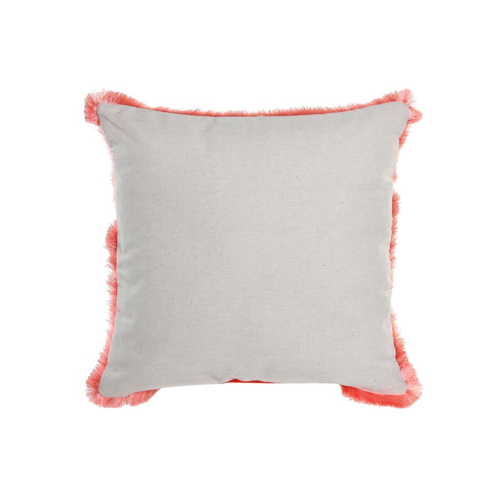 Coussin DKD Home Decor Frange 45 x 15 x 45 cm (4 Unités)