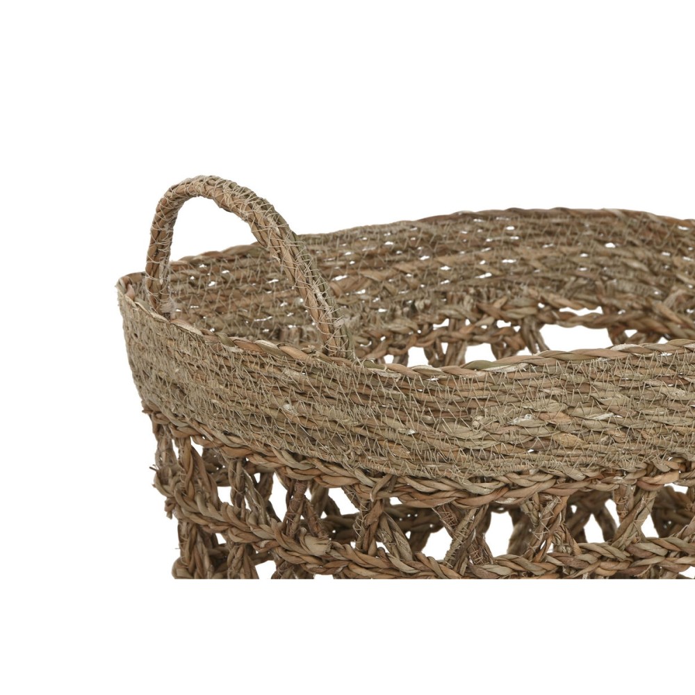 Set de basket Home ESPRIT Herbier marin Tropical 45 x 35 x 35 cm