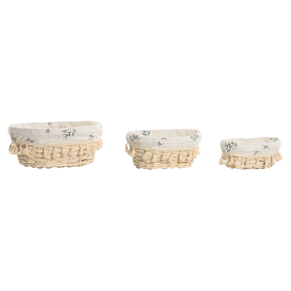 Korb-Set Home ESPRIT korb 29 x 22 x 12 cm
