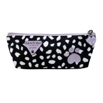 School Case Gorjuss Smitten kitten Black White (22.3 x 8.8 x 5.7 cm)