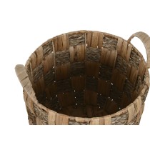 Set de basket Home ESPRIT Naturel Métal Jacinthe d'eau (4 Pièces)