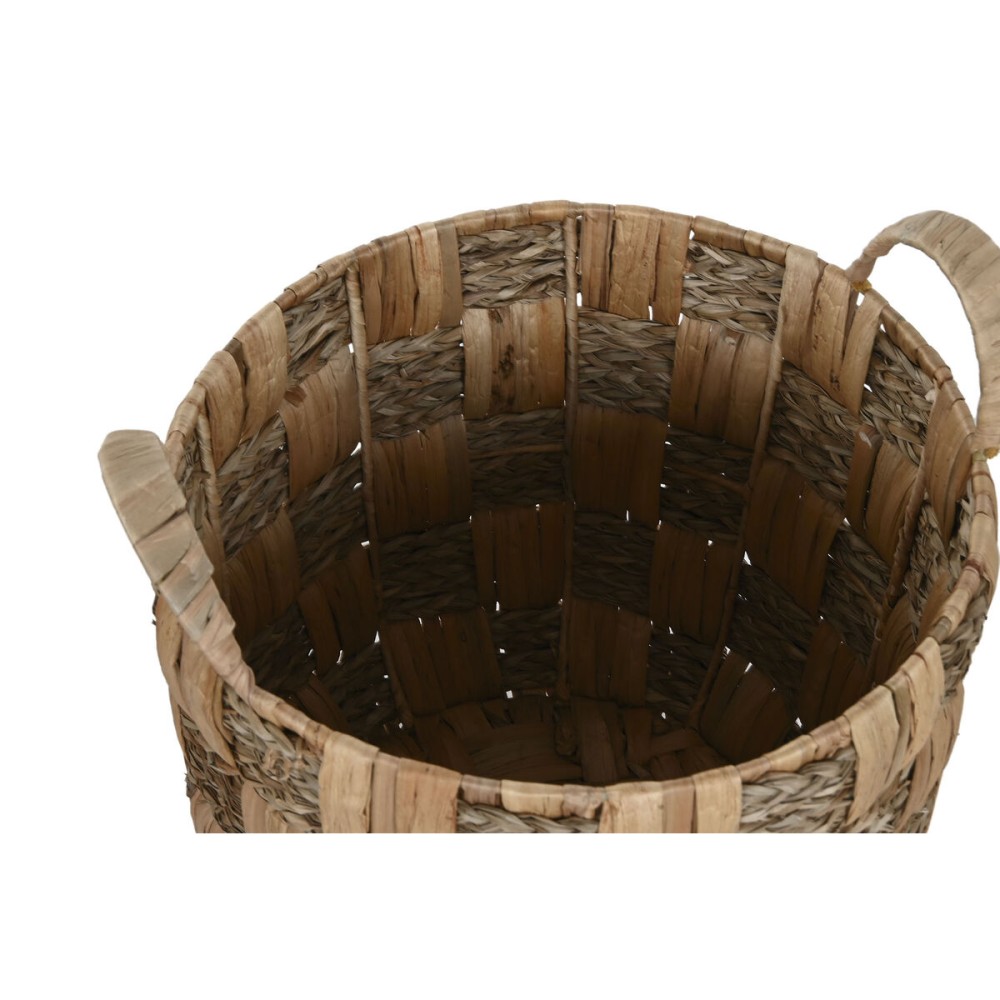 Set de basket Home ESPRIT Naturel Métal Jacinthe d'eau (4 Pièces)