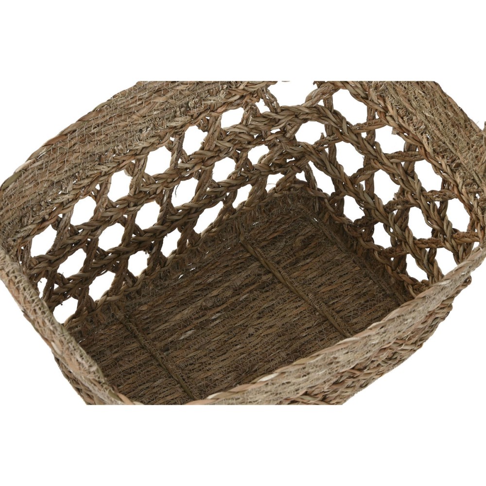Set de basket Home ESPRIT Herbier marin Tropical 45 x 35 x 35 cm