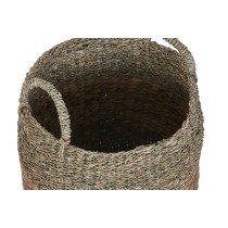 Basket set Home ESPRIT Natural Water hyacinth (3 Pieces)