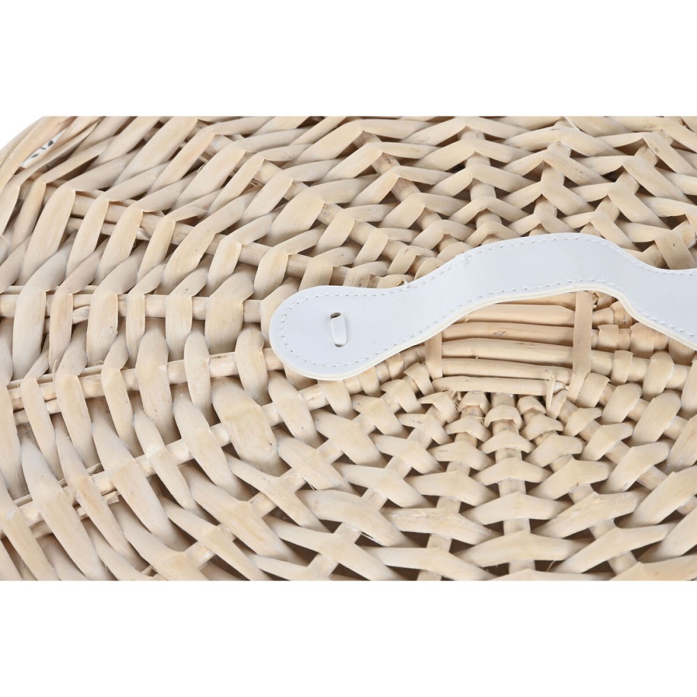Laundry basket Home ESPRIT Natural wicker Shabby Chic 45 x 45 x 55 cm 3 Pieces