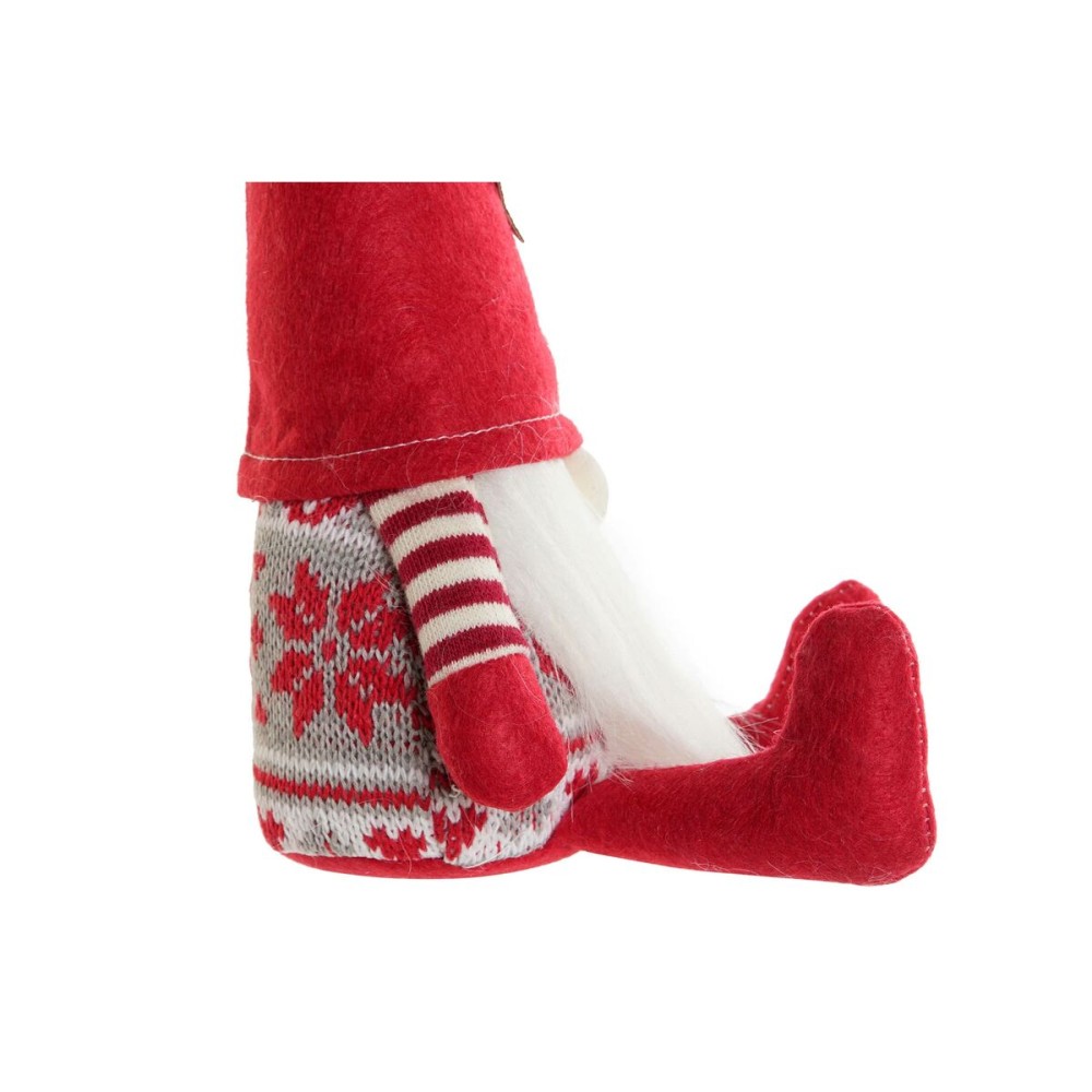 Weihnachtsschmuck DKD Home Decor Weiß Rot Zwerg 10 x 10 x 40 cm (2 Stück)