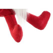 Weihnachtsschmuck DKD Home Decor Weiß Rot Zwerg 10 x 10 x 40 cm (2 Stück)