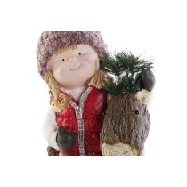Weihnachtsschmuck DKD Home Decor Bunt Kinder 18 x 24 x 45 cm (2 Stück)