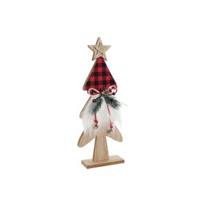 Weihnachtsschmuck DKD Home Decor Schwarz Rot Baum 11,5 x 4 x 31 cm