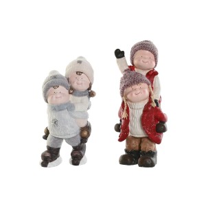 Weihnachtsschmuck DKD Home Decor Bunt Kinder 18,5 x 22 x 51 cm (2 Stück)