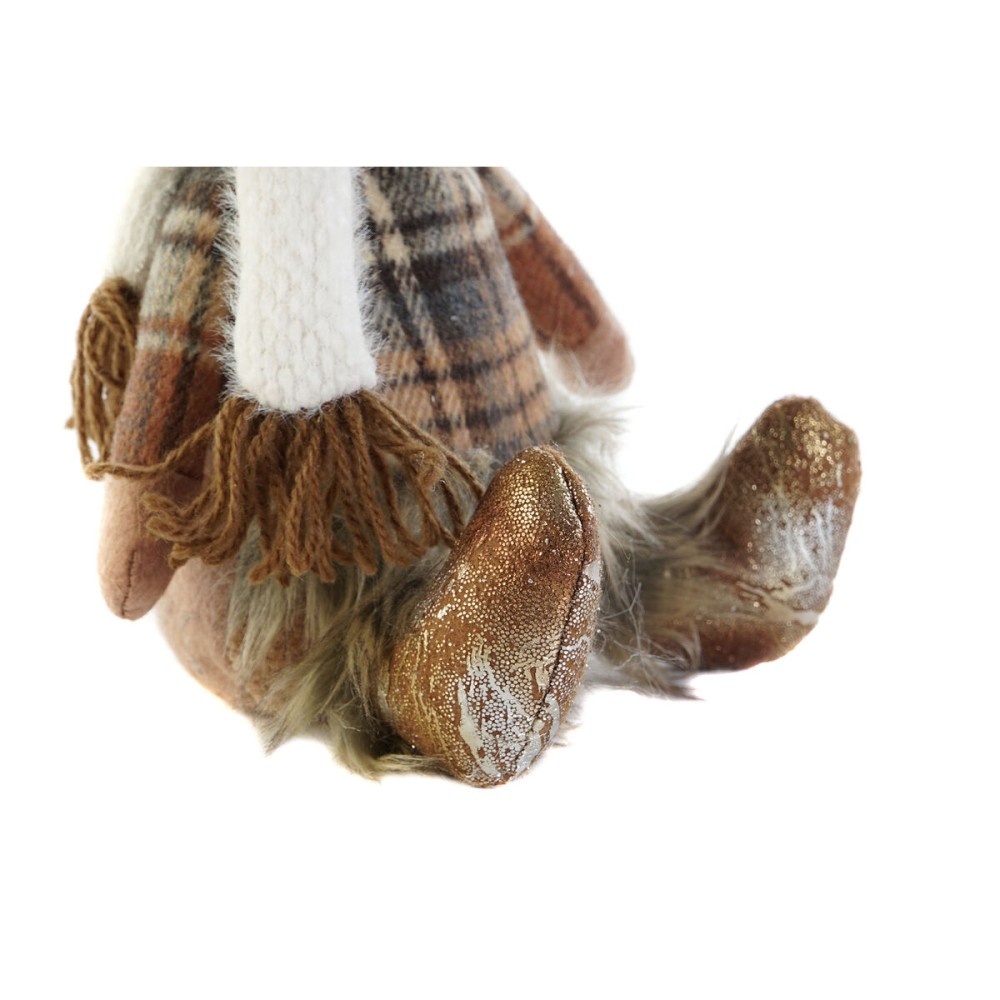 Weihnachtsschmuck DKD Home Decor Braun Rentier 13 x 12 x 25 cm (2 Stück)