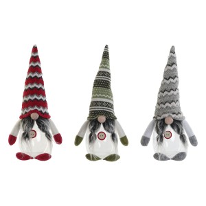 Weihnachtsschmuck DKD Home Decor Bunt 17 x 12 x 37 cm (3 Stück)