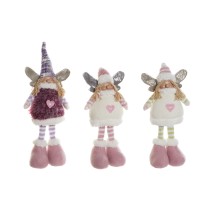 Weihnachtsschmuck DKD Home Decor Bunt Elf 13 x 7 x 35 cm (3 Stück)