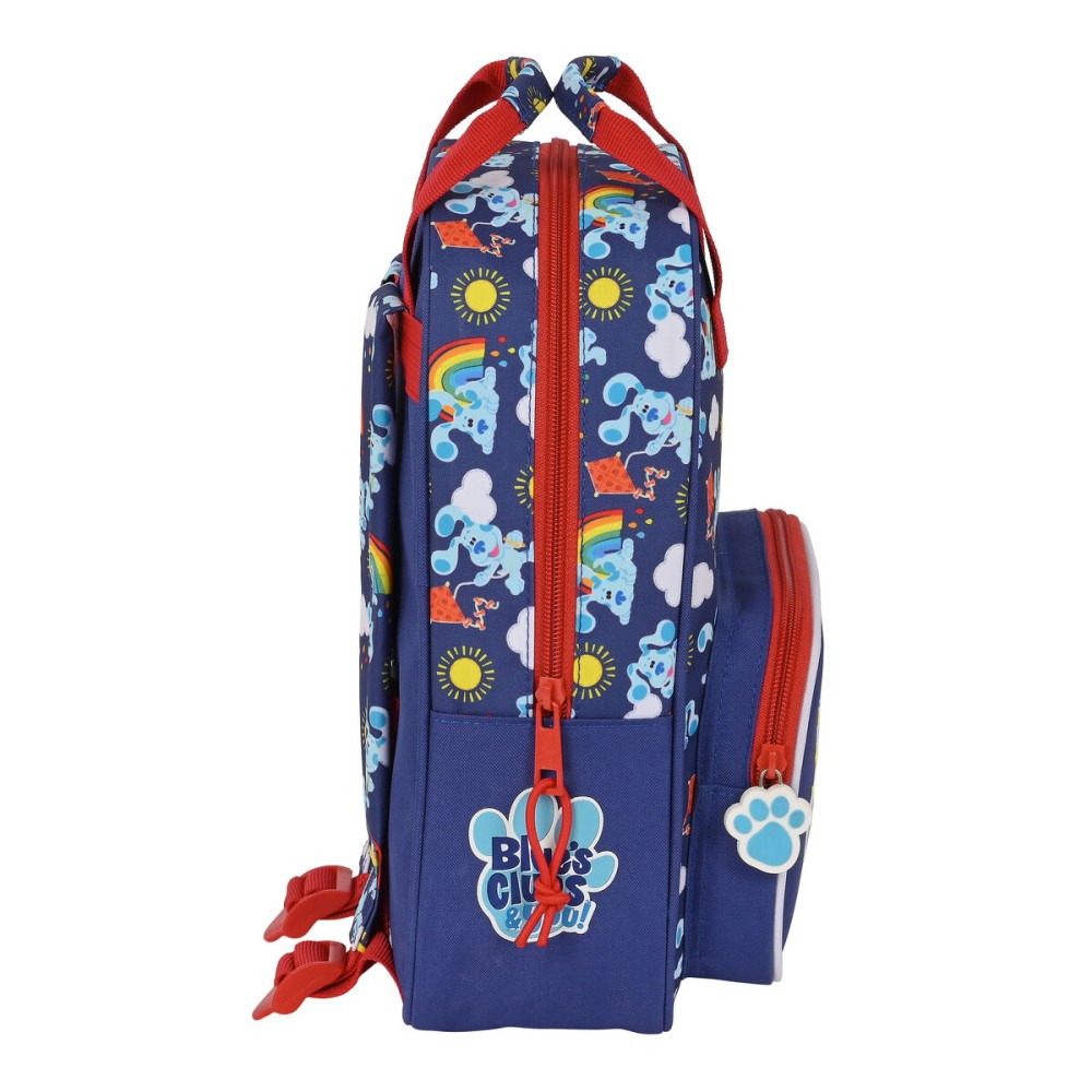 Schulrucksack Blue's Clues Marineblau (20 x 28 x 8 cm)