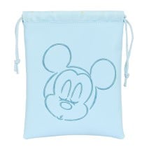 Sac à goûter Mickey Mouse Clubhouse 20 x 25 cm Sac Bleu clair