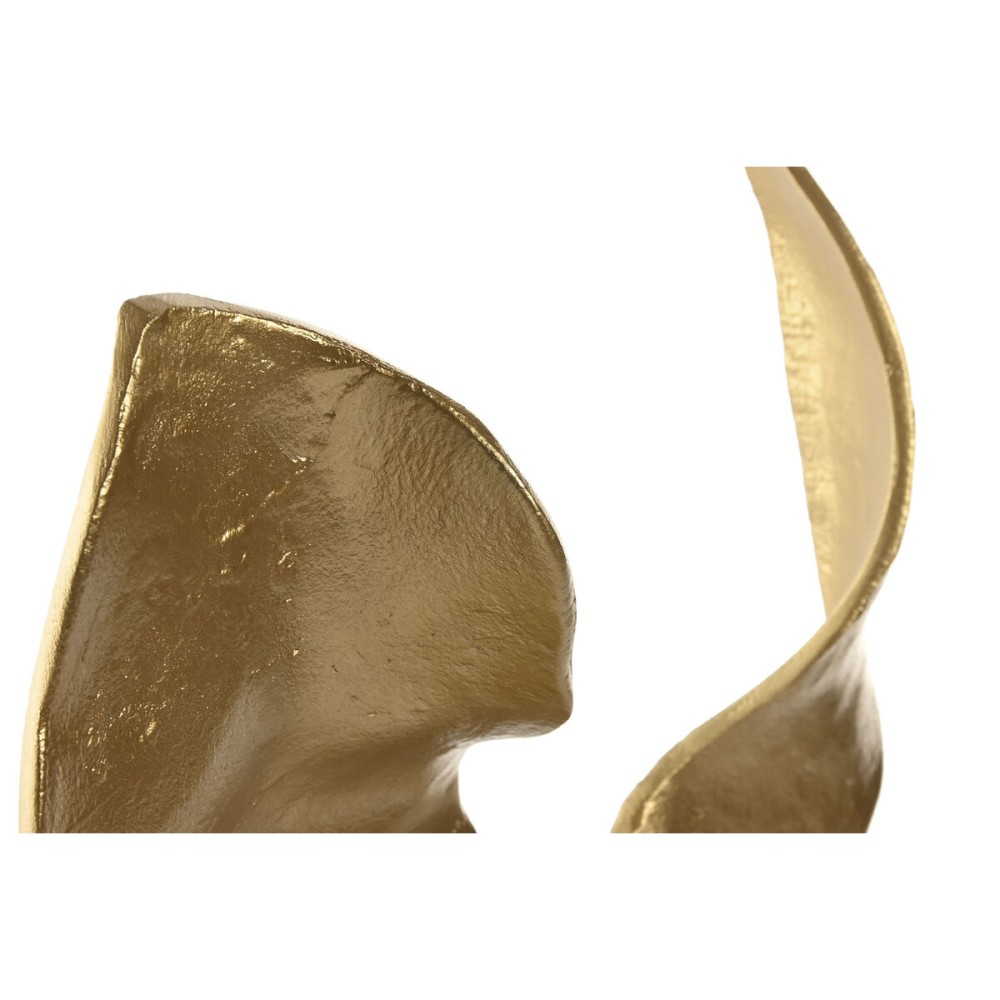 Deko-Figur Home ESPRIT Weiß Gold abstrakt 38 x 10 x 55 cm