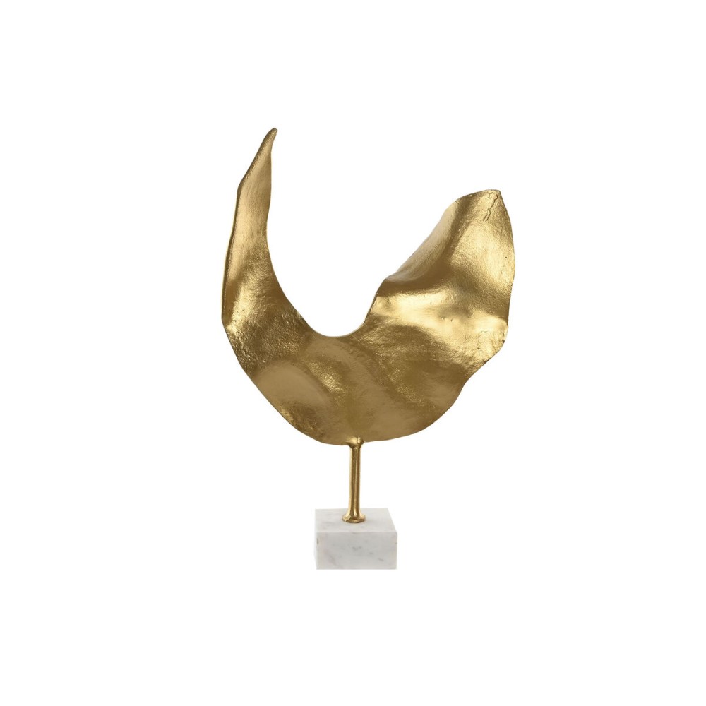 Deko-Figur Home ESPRIT Weiß Gold abstrakt 38 x 10 x 55 cm