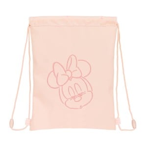 Sac à dos serré par des ficelles Minnie Mouse Rose (26 x 34 x 1 cm)