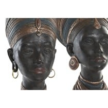 Figurine Décorative Home ESPRIT Marron Africaine 30 x 20 x 53 cm (2 Unités)