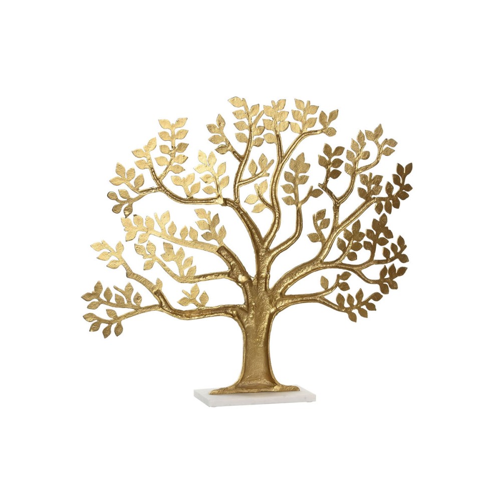 Figurine Décorative Home ESPRIT Blanc Doré Arbre 76 x 10 x 68 cm