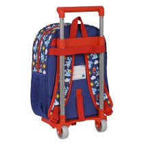 School Rucksack with Wheels Blue's Clues Navy Blue (26 x 34 x 11 cm)