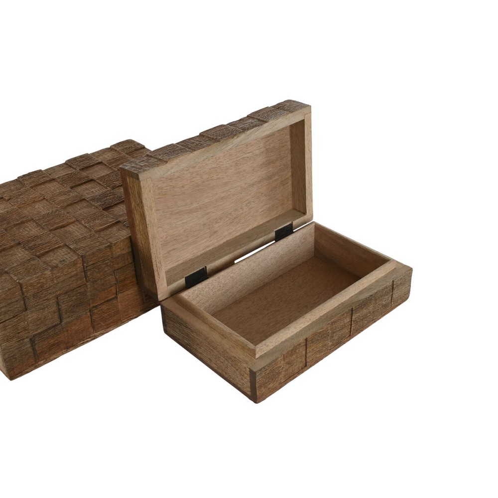Box-Schmuckkästchen Home ESPRIT natürlich Mango-Holz (2 Stücke)