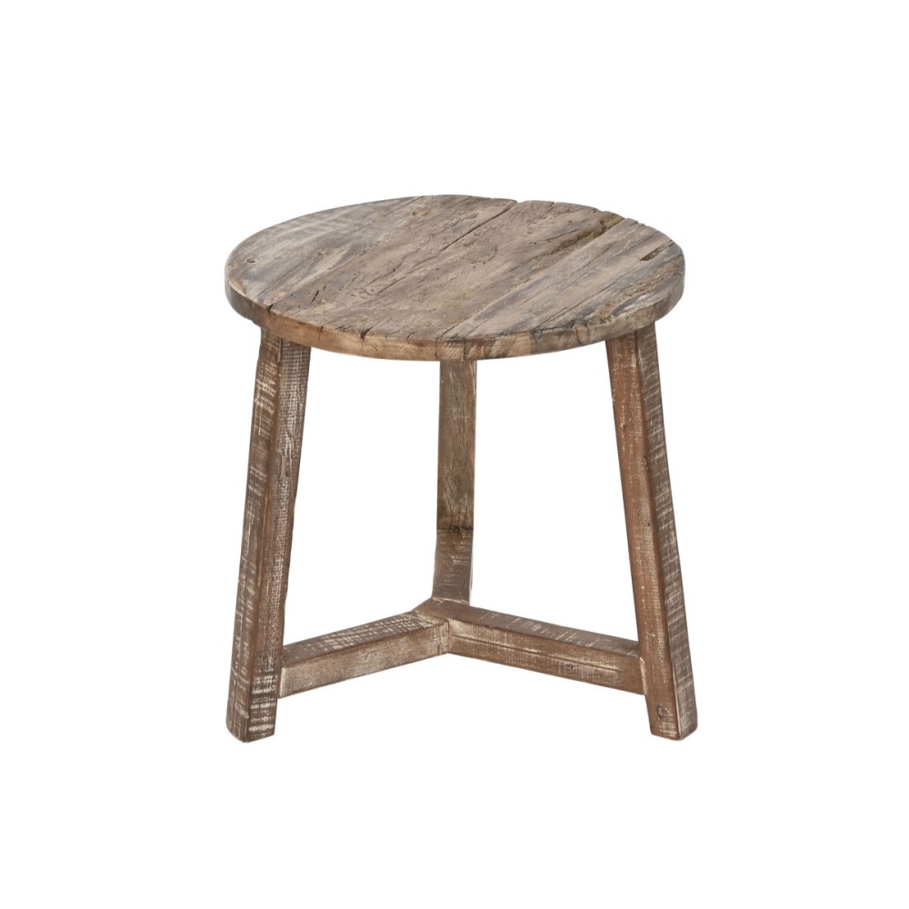Beistelltisch Home ESPRIT Weiß Braun 45 x 45 x 45 cm