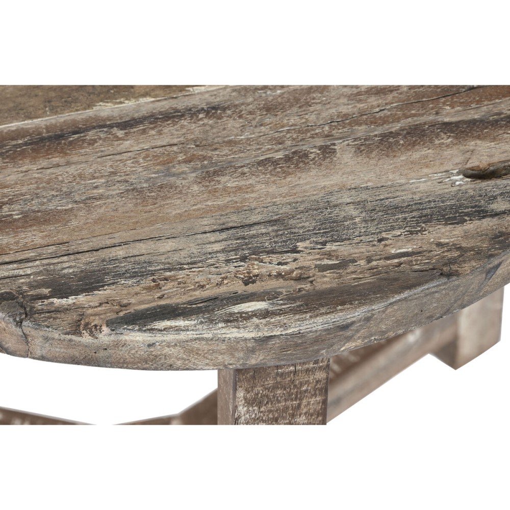 Side table Home ESPRIT White Brown 45 x 45 x 45 cm