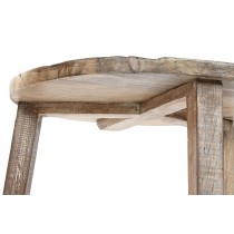 Beistelltisch Home ESPRIT Weiß Braun 45 x 45 x 45 cm