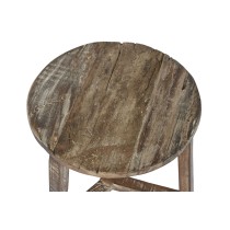 Side table Home ESPRIT White Brown 45 x 45 x 45 cm
