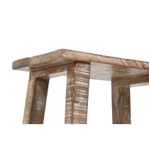 Side table Home ESPRIT White Brown 45 x 25 x 51 cm