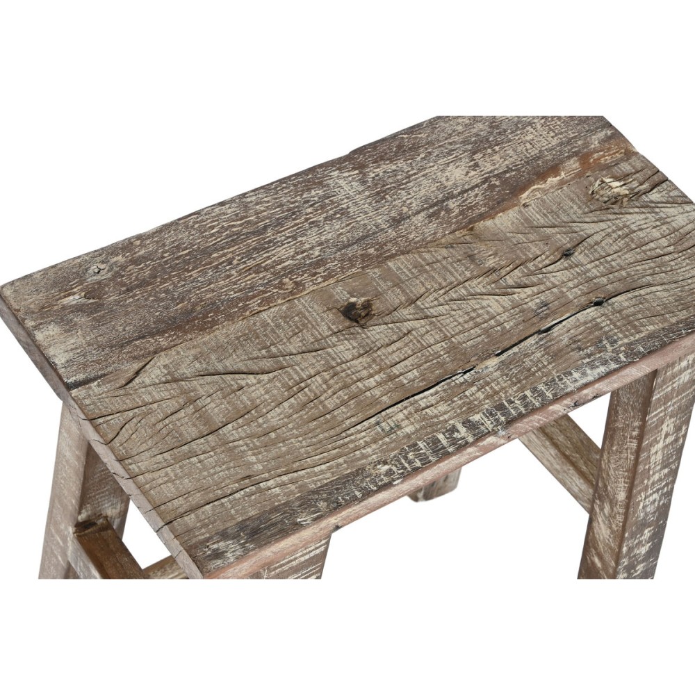 Side table Home ESPRIT White Brown 45 x 25 x 51 cm