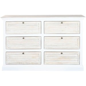 Kommode Home ESPRIT Weiß natürlich 150 x 40 x 100 cm