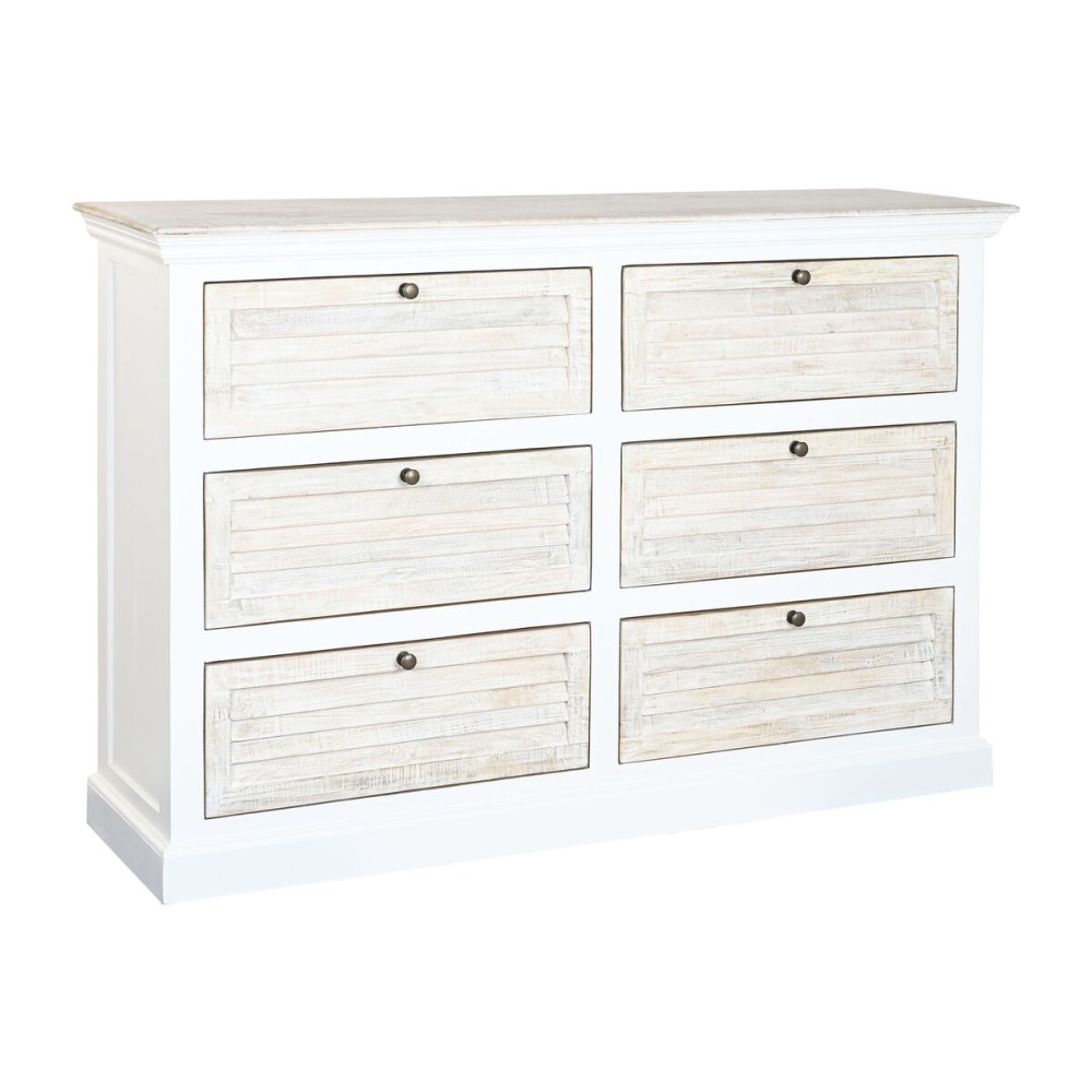 Chest of drawers Home ESPRIT White Natural 150 x 40 x 100 cm