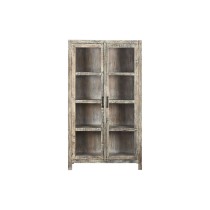 Display Stand Home ESPRIT White Brown Recycled Wood 100 x 40 x 180 cm