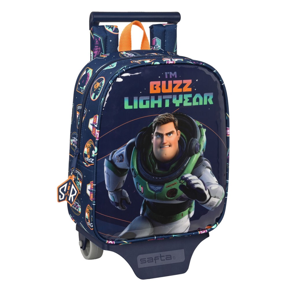 Schulrucksack mit Rädern Buzz Lightyear Marineblau (22 x 27 x 10 cm)