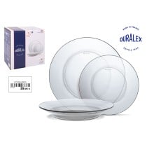 Assiettes Duralex Lys Transparent 18 Pièces (2 Unités)