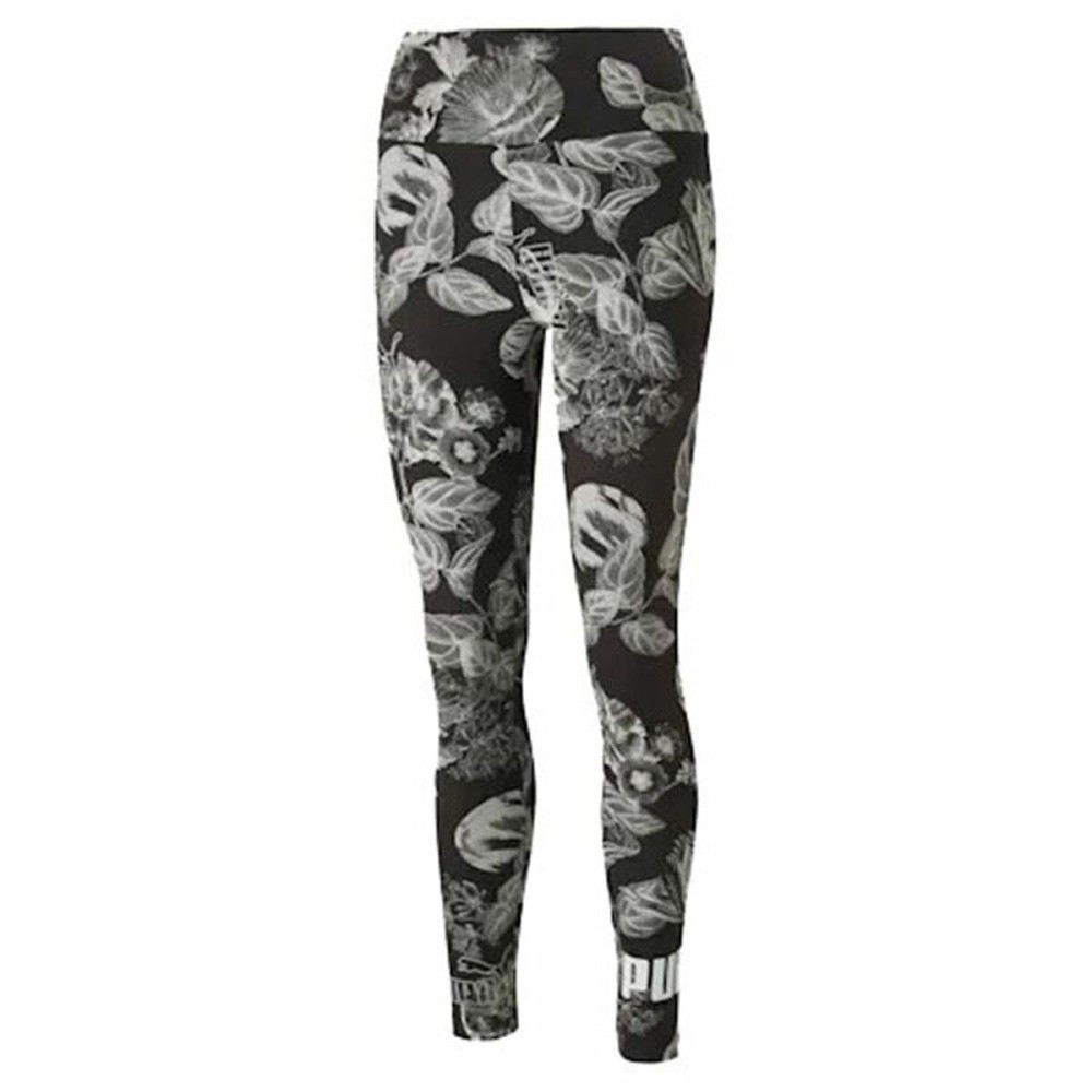 Sporthose Damen Puma Frozen Flower Schwarz