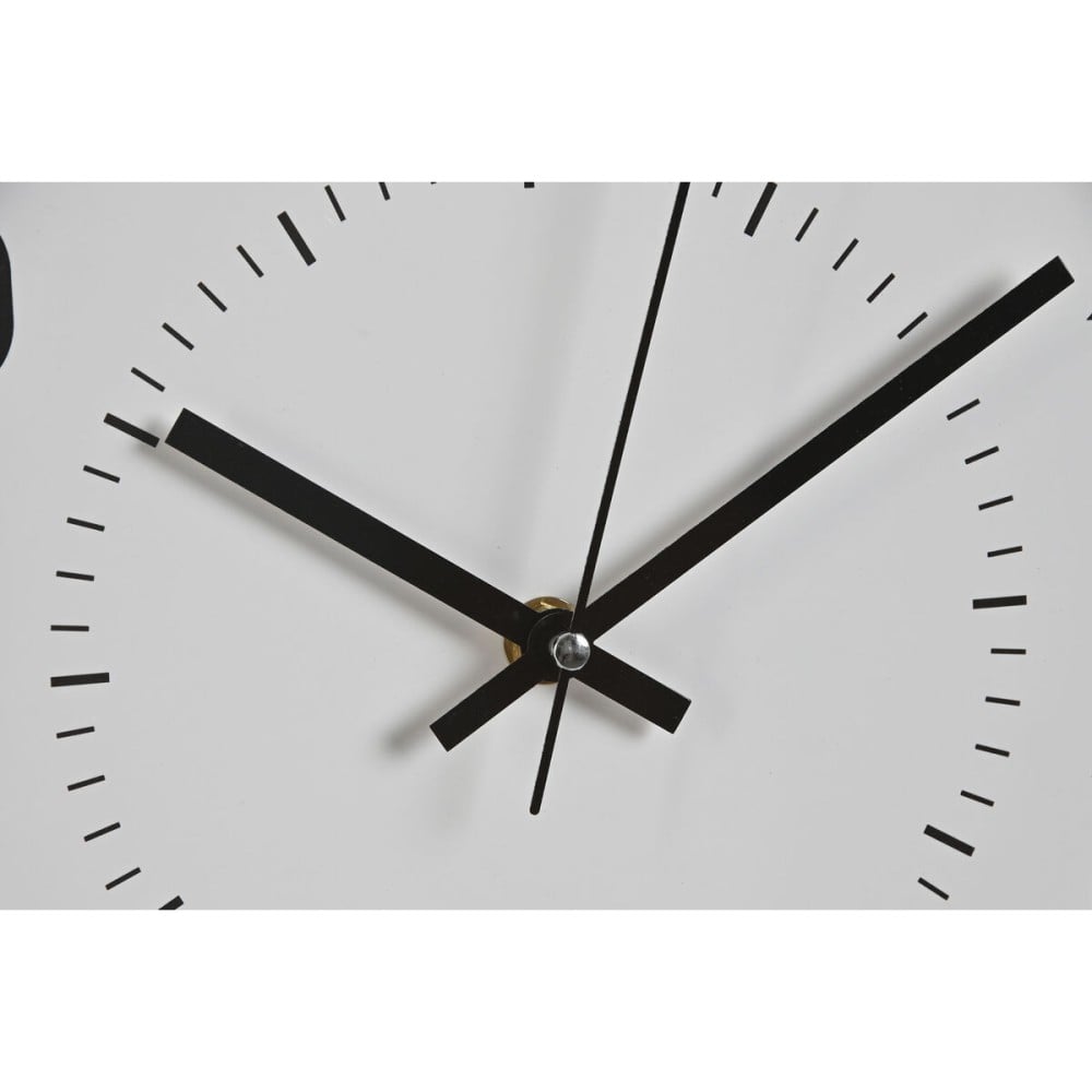 Wall Clock Home ESPRIT White Beige PVC 30 x 4 x 30 cm (2 Units)