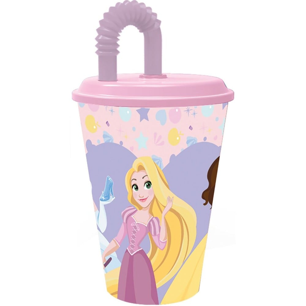 Becher mit Strohhalm Disney Princess CZ11362 430 ml