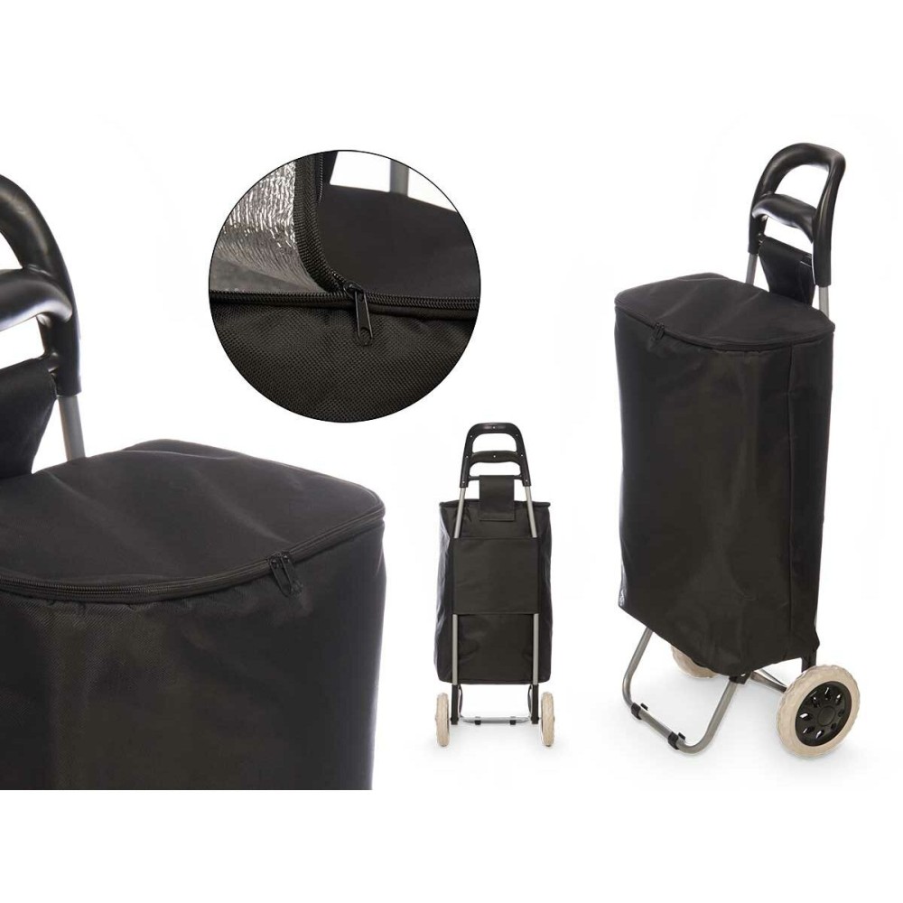 Panier à Courses Kinvara RS-020 BLACK Noir 32 L 94 x 9 x 34,5 cm (6 Unités)